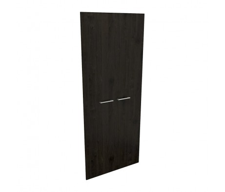 Комплект высоких деревянных дверей ручка скоба 192x80x1,6 Blackwood, Belfast