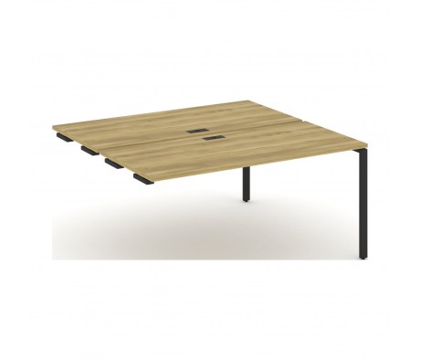 Двойной стол приставка к опорным тумбам/шкафам 1580x1480x750 Concept