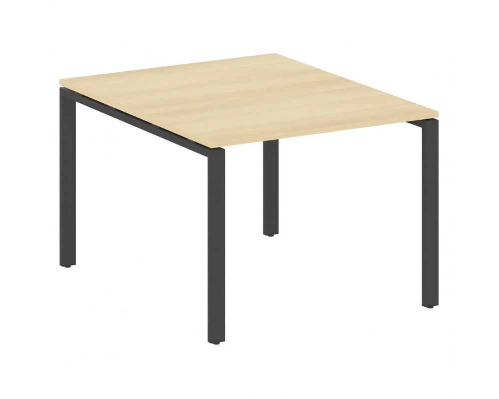Переговорный стол (1 столешница) на П-образном м/к 100x123,5x75 Metal System