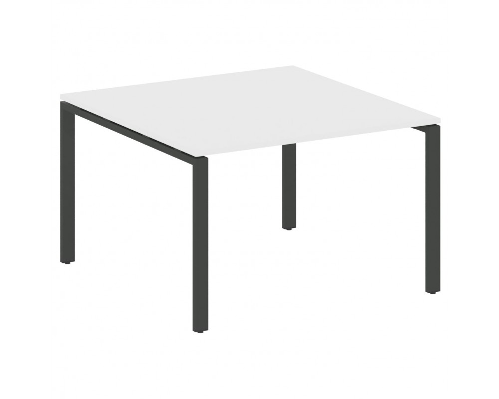 Переговорный стол (1 столешница) на П-образном м/к 120x123,5x75 Metal System
