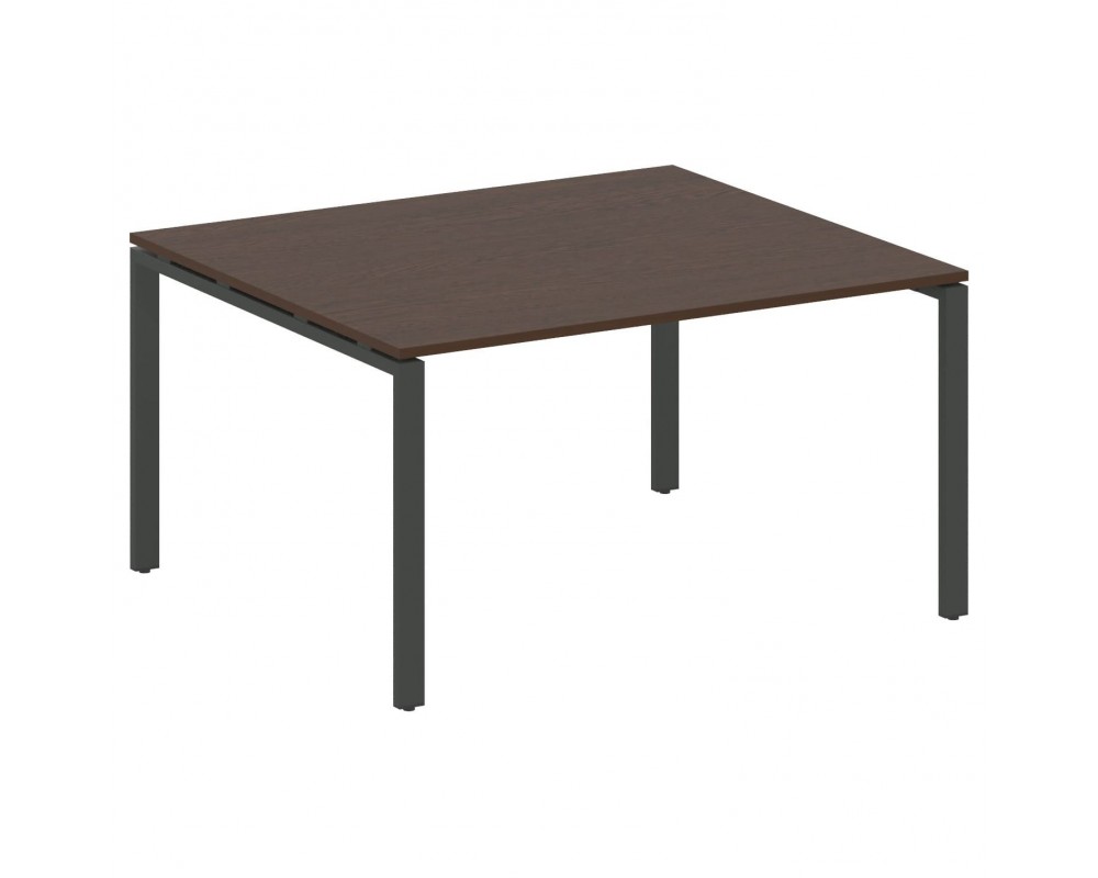 Переговорный стол (1 столешница) на П-образном м/к 140x123,5x75 Metal System