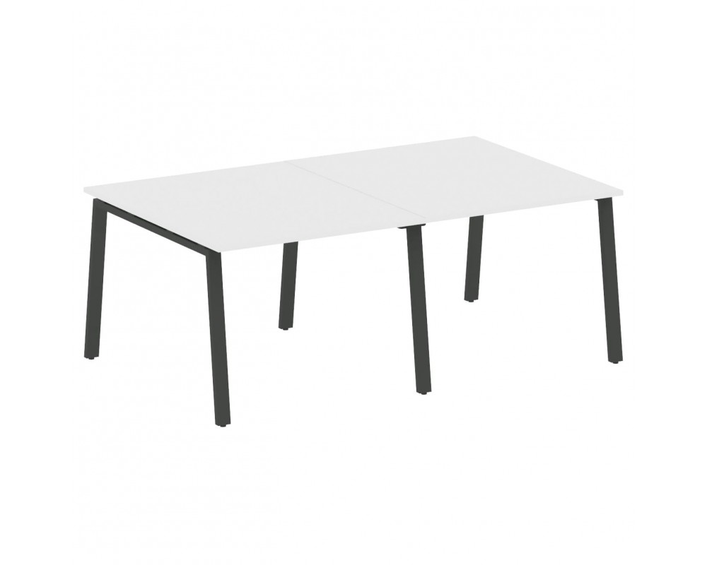 Переговорный стол (2 столешницы) на А-образном м/к 200x123,5x75 Metal System