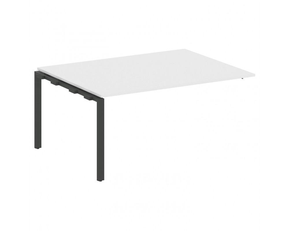 Проходной наборный элемент переговорного стола на П-образном м/к 160x123,5x75 Metal System