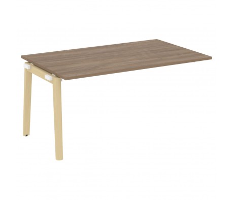 Проходной наборный элемент переговорного стола, опоры - массив дерева 158x98x75 Onix Wood