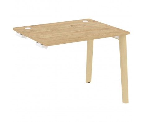 Стол-приставка к опорным элементам, опоры - массив дерева 98x80x75 Onix Wood