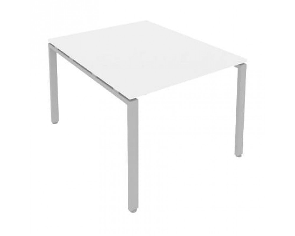 Переговорный стол (1 столешница) на П-образном м/к 100x123,5x75 Metal System