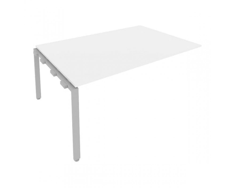 Проходной наборный элемент переговорного стола на П-образном м/к 180x123,5x75 Metal System