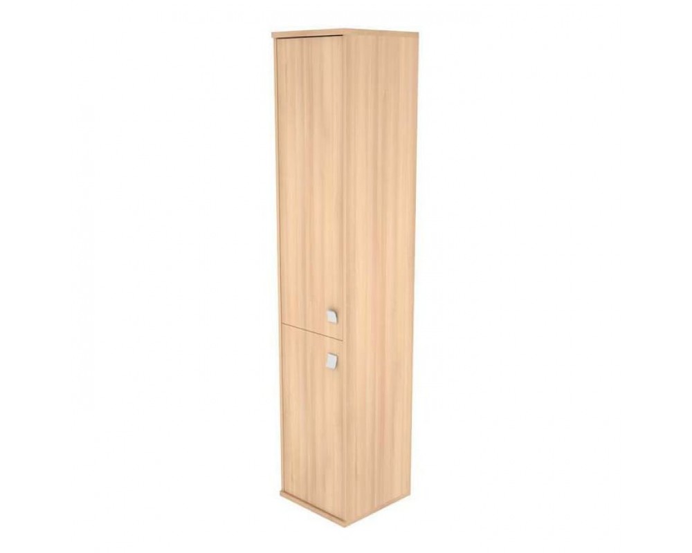 Шкаф высокий узкий 1 низкая дверь ЛДСП 1 средняя дверь ЛДСП Style System