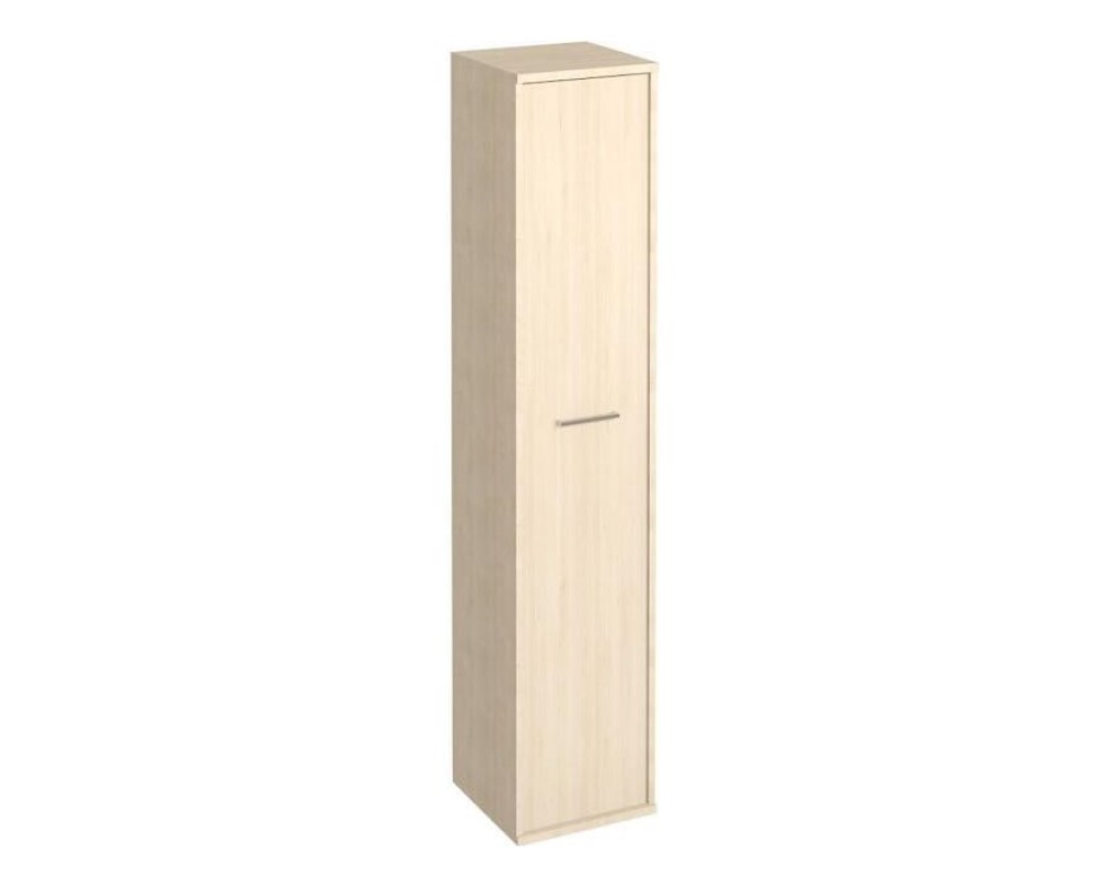 Шкаф высокий узкий 1 высокая дверь ЛДСП First