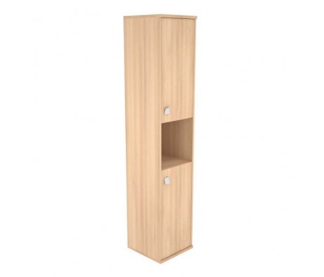 Шкаф высокий узкий 2 низкие двери ЛДСП Style System