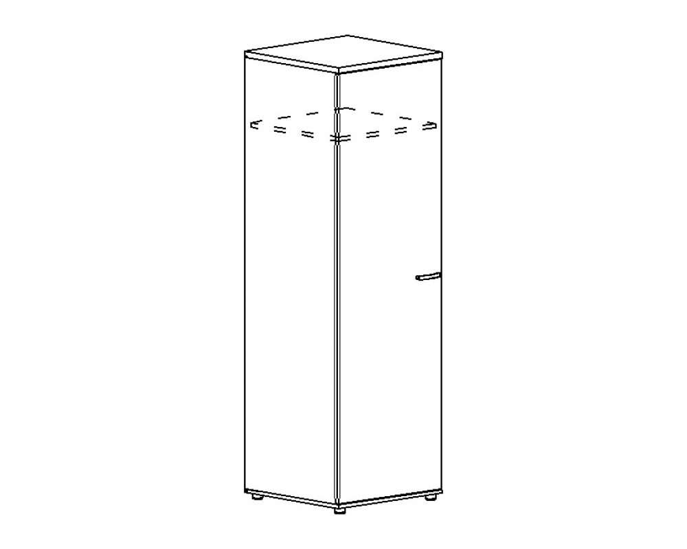 Шкаф для одежды глубокий узкий A4.PRO