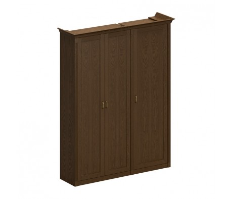 Шкаф высокий комбинированный (для одежды узкий + для документов с закрытыми дверями) Perseo
