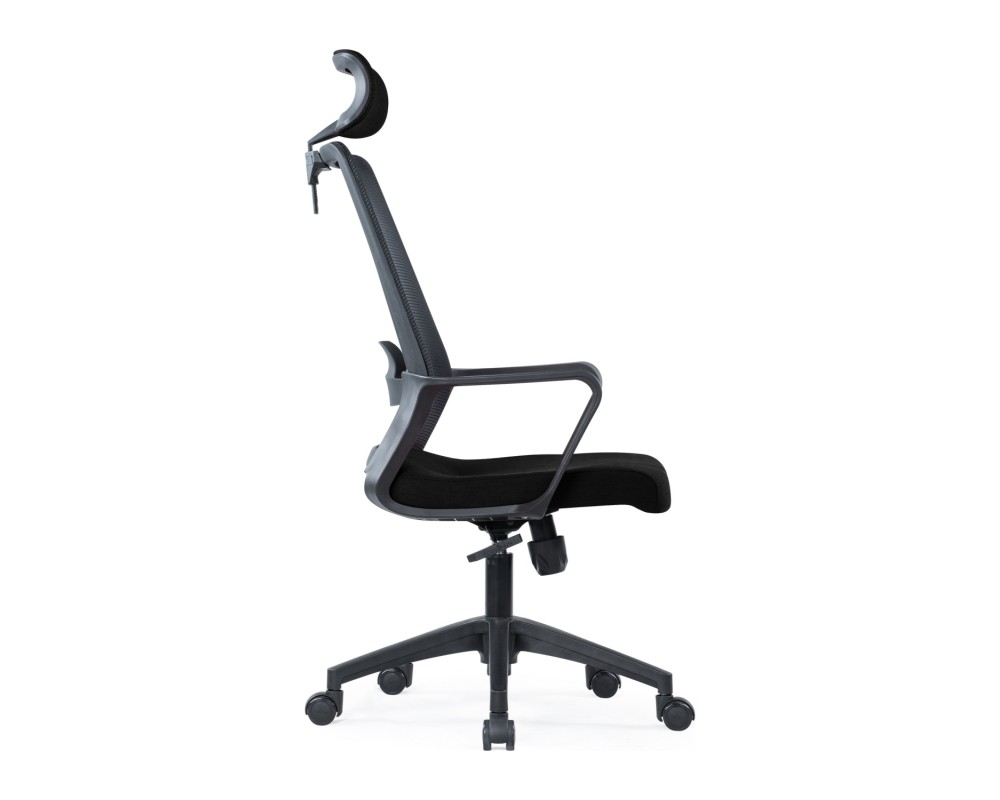 Кресло VIKING-91 MAS-A817 | Сетка/Ткань, Черный