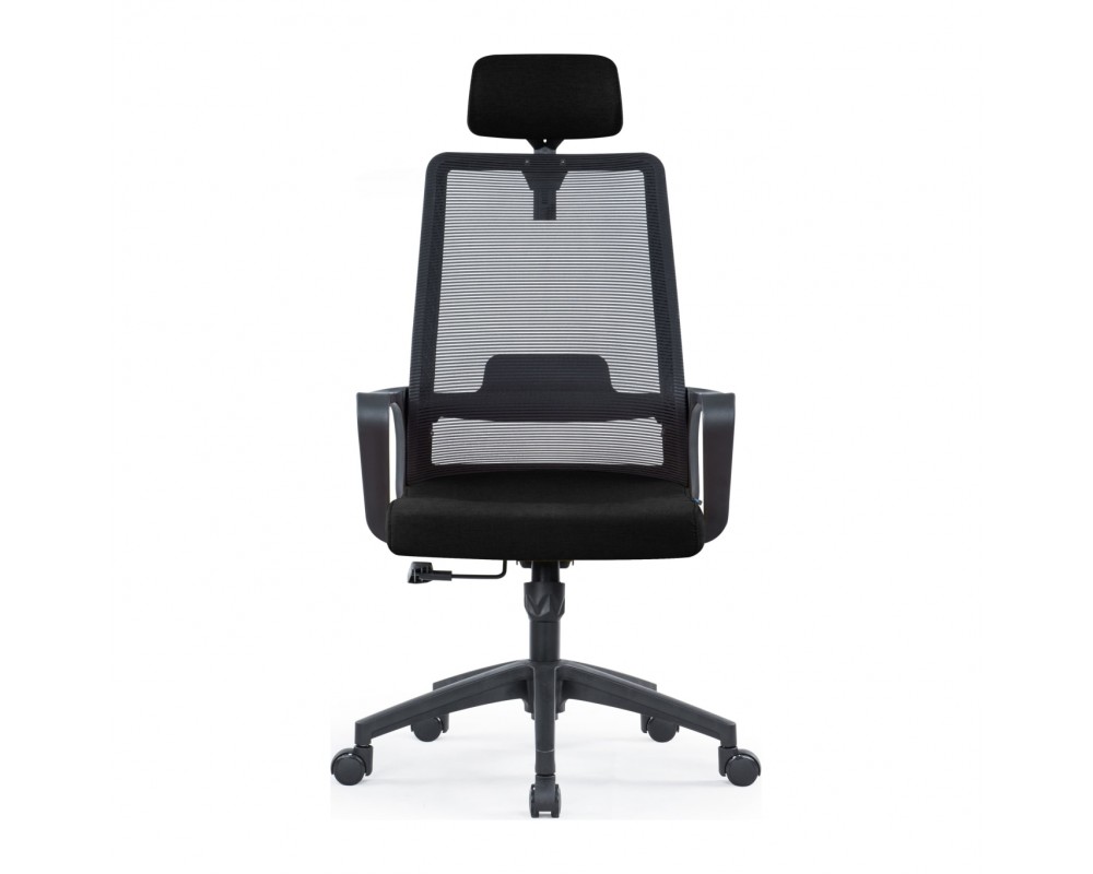 Кресло VIKING-91 MAS-A817 | Сетка/Ткань, Черный
