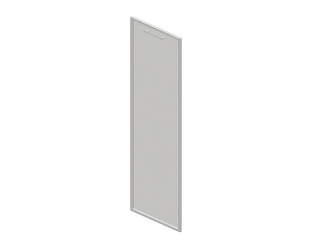 Дверь стеклянная тонированая в алюминиевой рамке V-02.1L Vegas