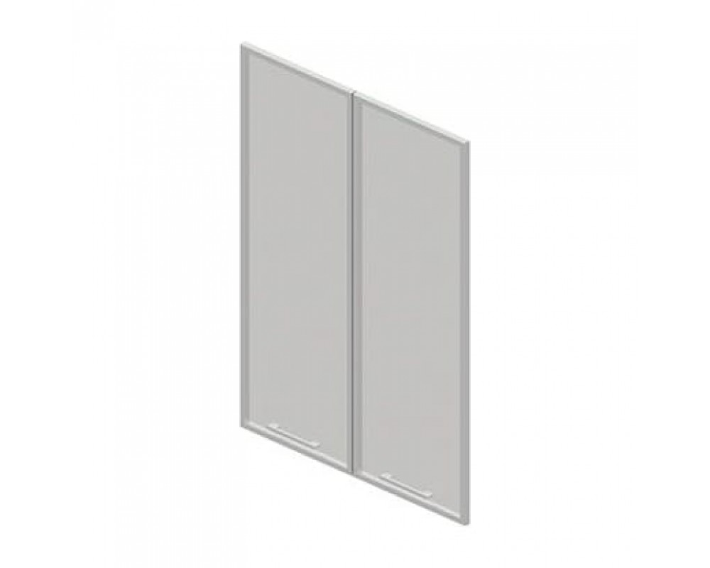 Двери стеклянные тонированные в алюминиевой раме (для V-71) V-01.2 Vegas