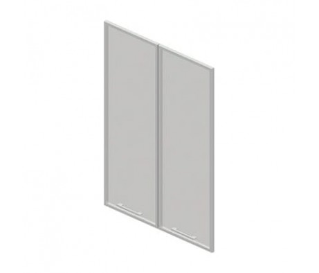 Двери стеклянные тонированные в алюминиевой раме (для V-71) V-01.2 Vegas