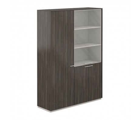 Шкаф для одежды 600 + Шкаф высокий 800 со стеклом мат., Atlas
