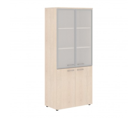 Шкаф комбинированный с дверьми в алюминиевой рамке и топом Xten