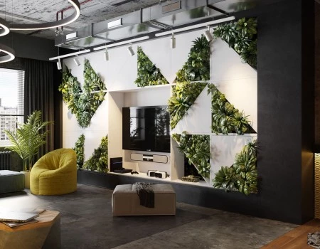 Дизайн комнаты отдыха в офисе