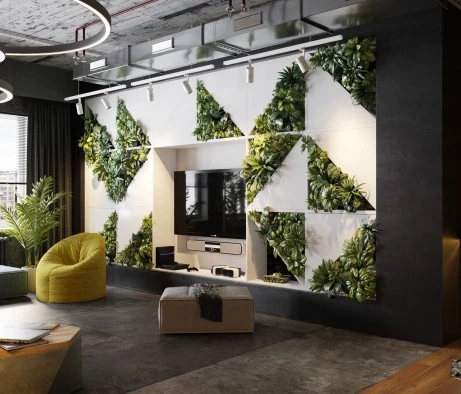 Дизайн комнаты отдыха в офисе