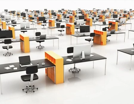 Опен спейс в офисе