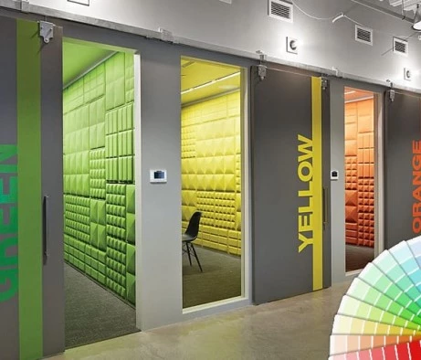 Выбираем цвет стен и мебели в офисе