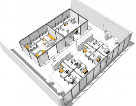 Зонирование в офисе