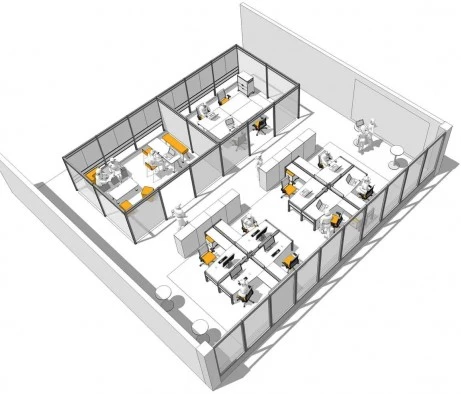 Зонирование в офисе