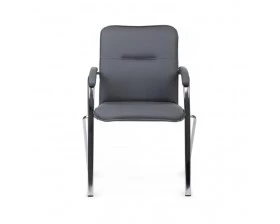 Стул Самба с мягкими подлокотниками SMB-01H Хром гальв. images