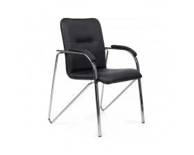 Стул Самба с мягкими подлокотниками SMB-01H Хром гальв. images