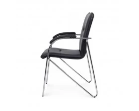 Стул Самба с мягкими подлокотниками SMB-01H Хром гальв. images