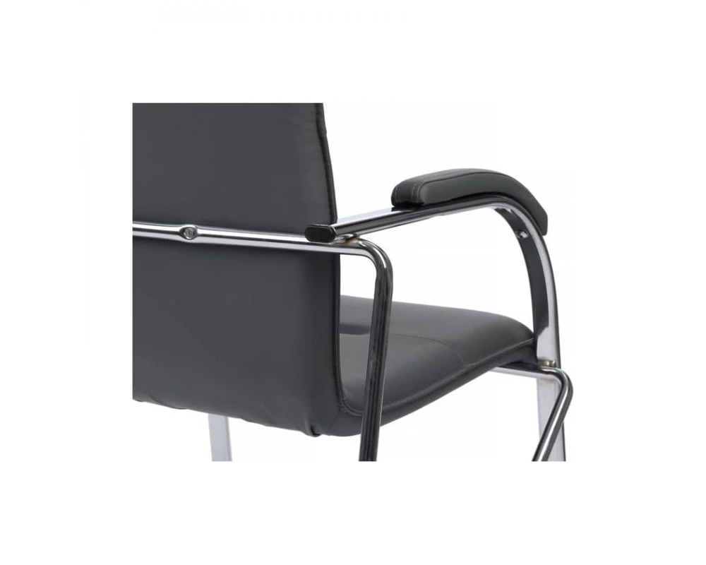 Стул Самба с мягкими подлокотниками SMB-01H Хром гальв.