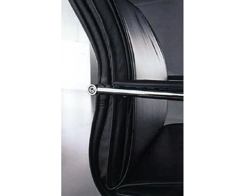 Кресло ЛОНДОН В, кожа, хром