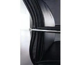 Кресло ЛОНДОН В, кожа, хром images