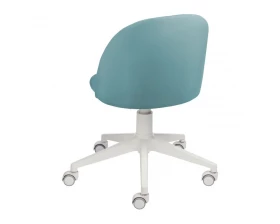 Кресло D Cake white Велюр, Бирюзовый images