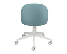 Кресло D Cake white Велюр, Бирюзовый images