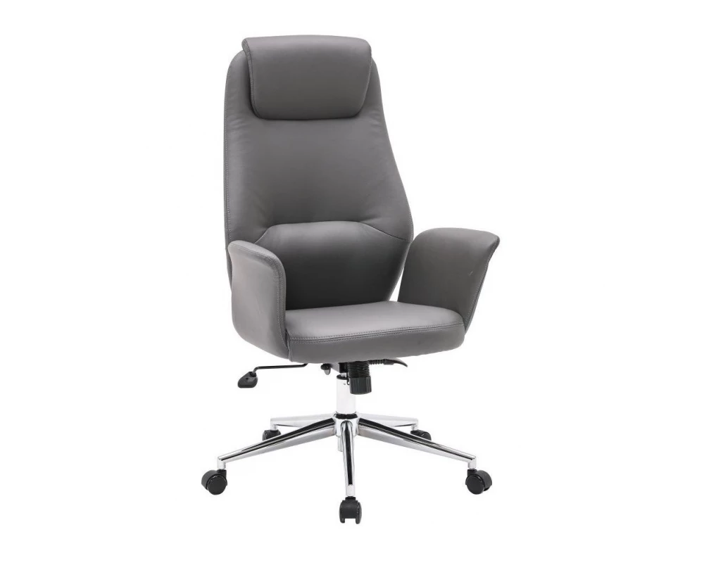 Кресло D Estet Экокожа, Серый