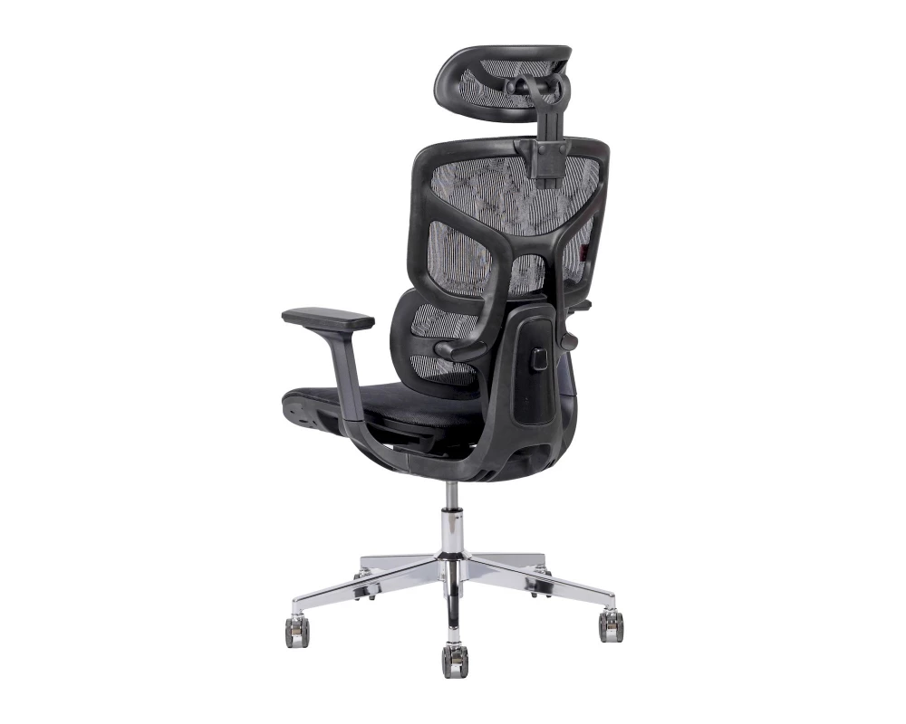 Кресло D IP-5 Сетка/Ткань, Черный