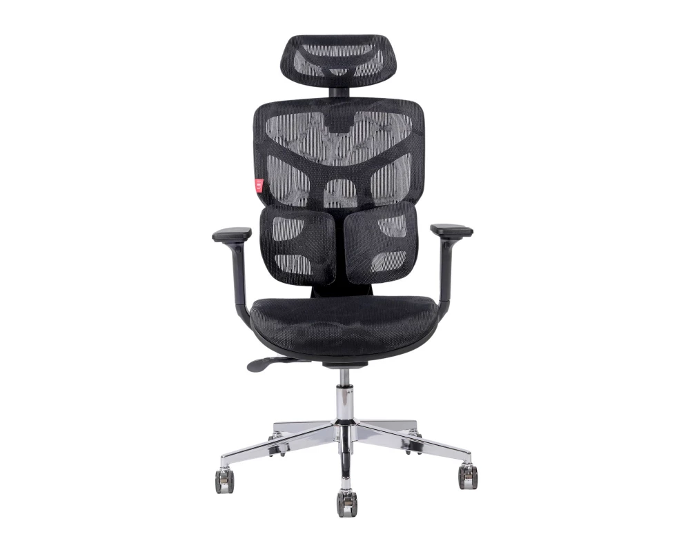 Кресло D IP-5 Сетка/Ткань, Черный