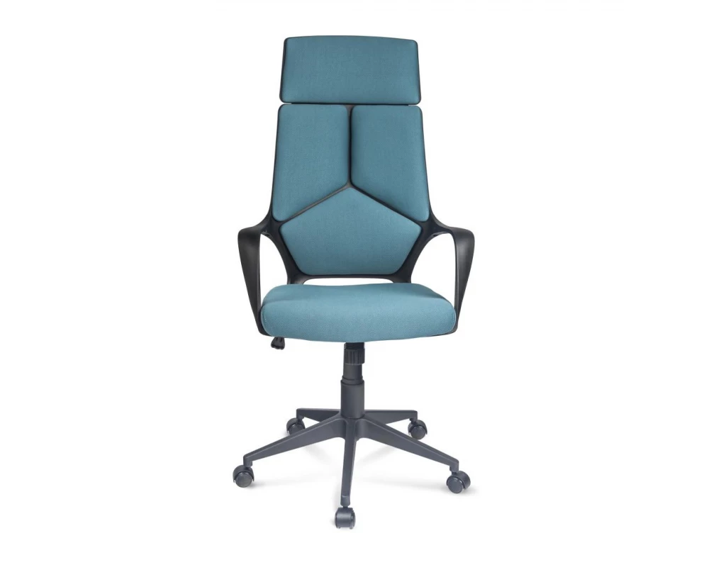 Кресло D IQ black Ткань, Голубой