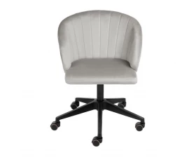 Кресло D Кресло Shell black Велюр, Серый images