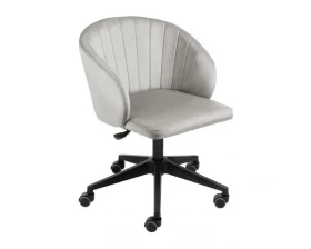 Кресло D Кресло Shell black Велюр, Серый images