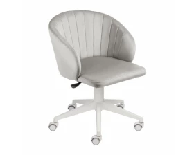 Кресло D Кресло Shell white Велюр, Серый images