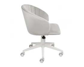 Кресло D Кресло Shell white Велюр, Серый images