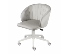 Кресло D Кресло Shell white Велюр, Серый images