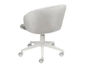 Кресло D Кресло Shell white Велюр, Серый images