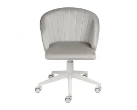 Кресло D Кресло Shell white Велюр, Серый images