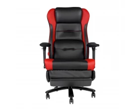 Кресло D Maks Экокожа, Черный/Красный images