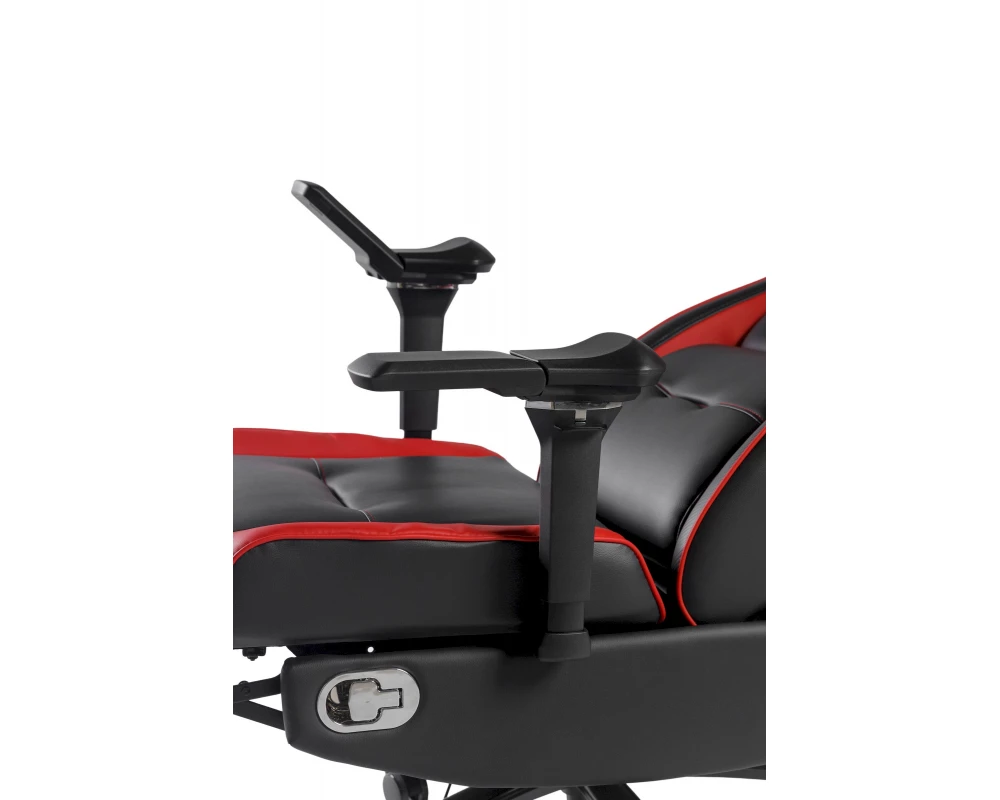 Кресло D Maks Экокожа, Черный/Красный